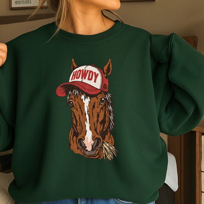 Howdy Horse Crewneck Sweatshirt
