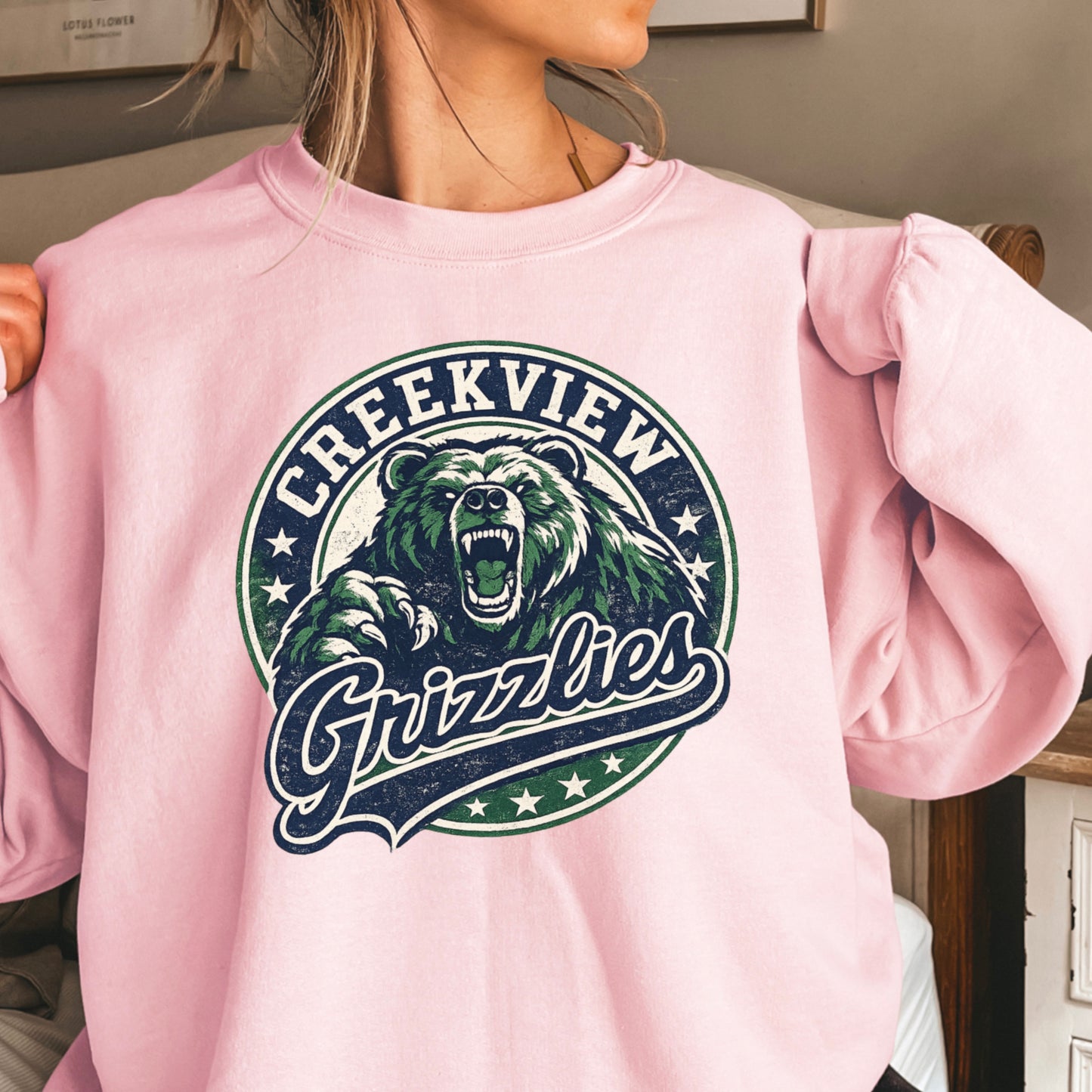 Creekview Grizzlies Crewneck Sweatshirt