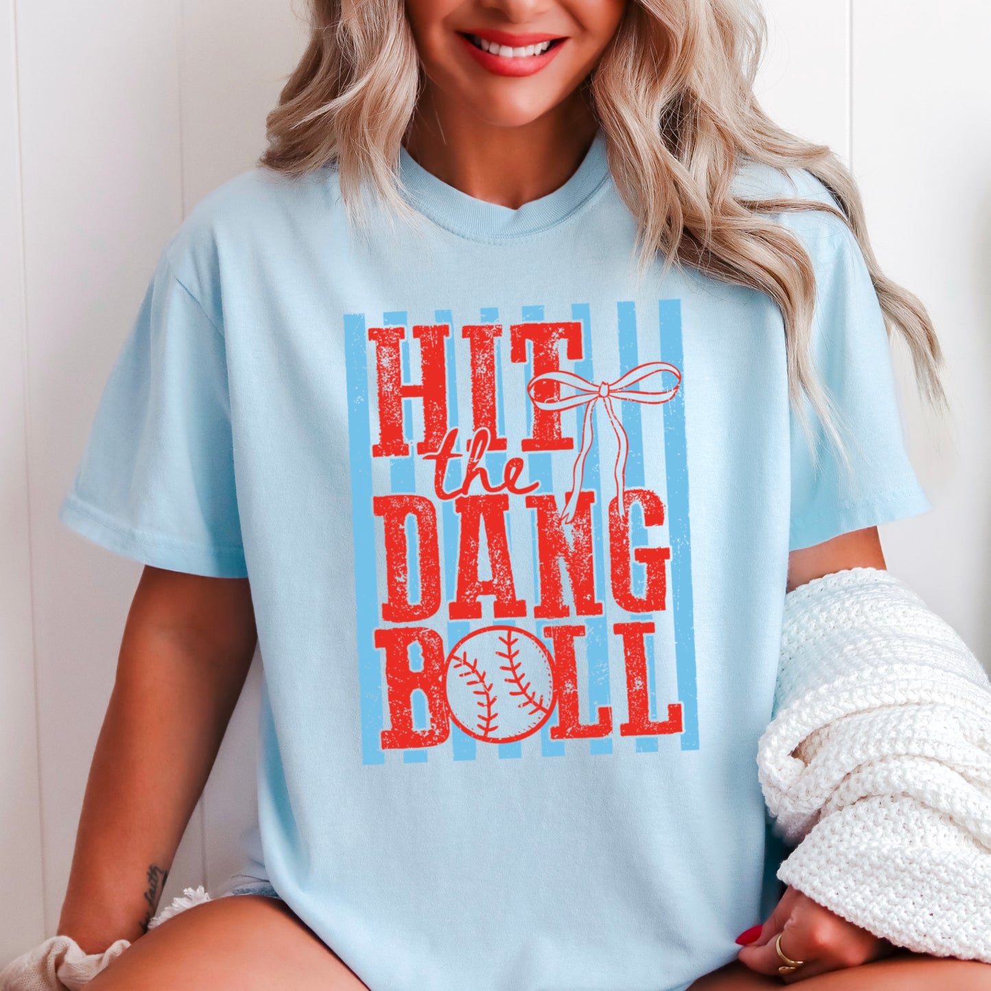 Hit The Dang Ball Comfort Color Graphic Tee