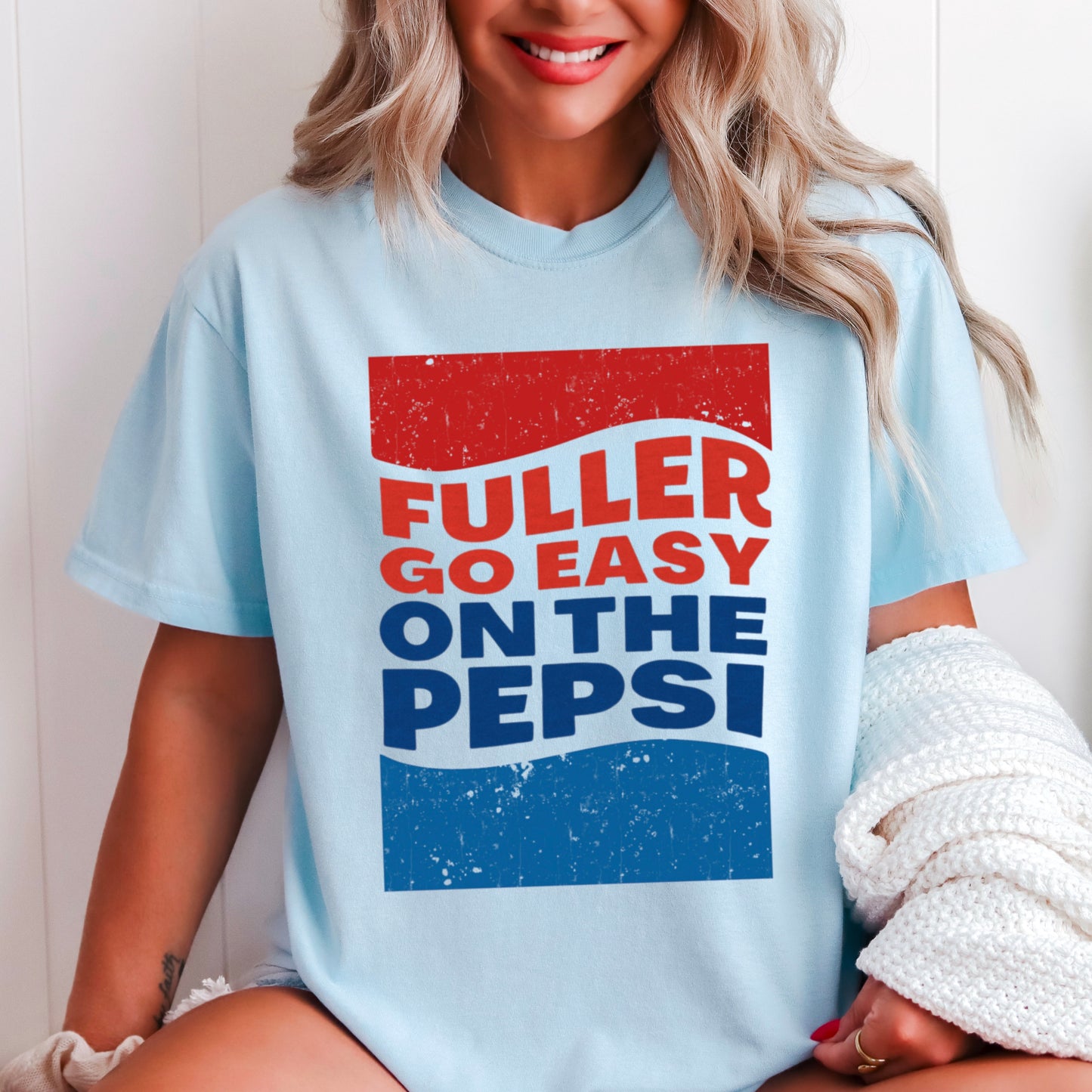 Fuller Go Easy On The Pepsi Comfort Color Graphic Tee