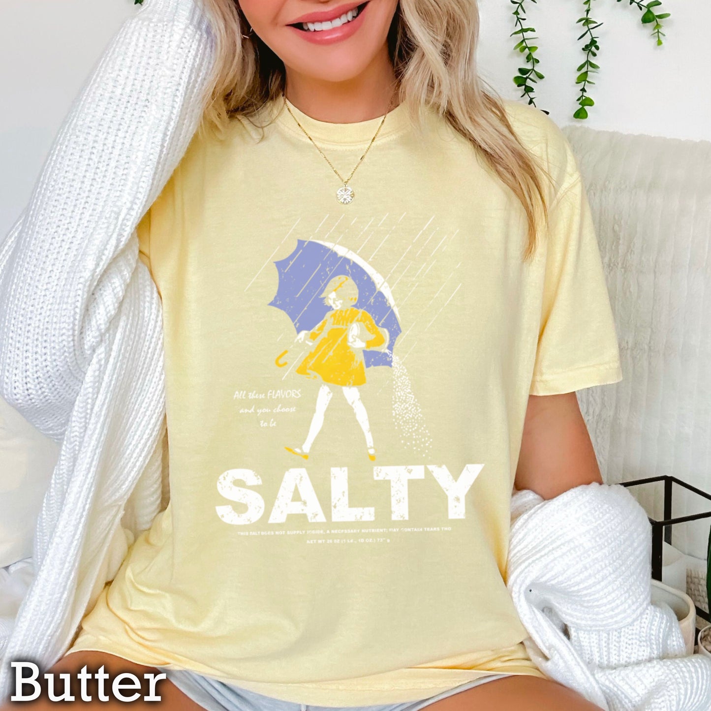 Salty Comfort Color Graphic Tee