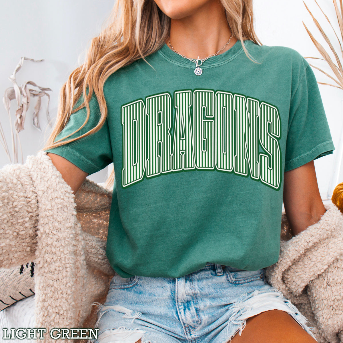Dragons Comfort Color Graphic Tee