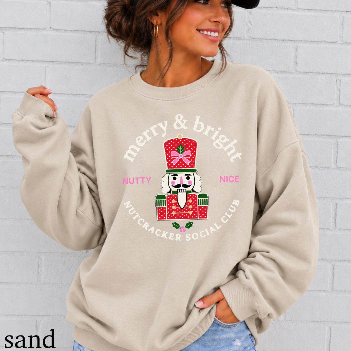 Nutcracker Social Club Christmas Crewneck Sweatshirt