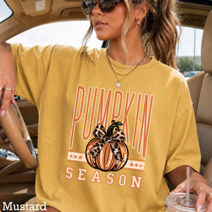 Pumpkin Season Comfort Color Graphic Tee