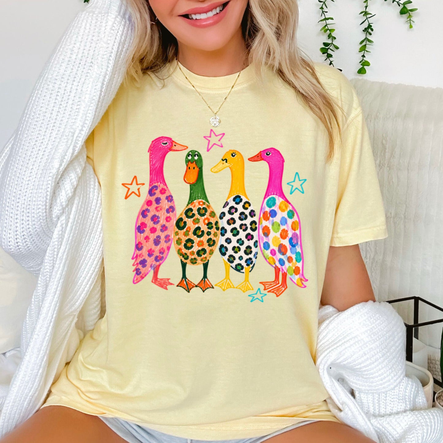 Mallard Ducks Comfort Color Graphic Tee