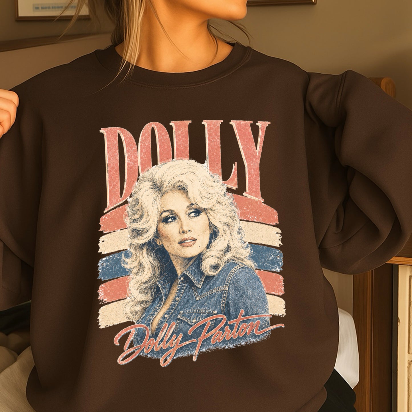 Retro Dolly Crewneck Sweatshirt