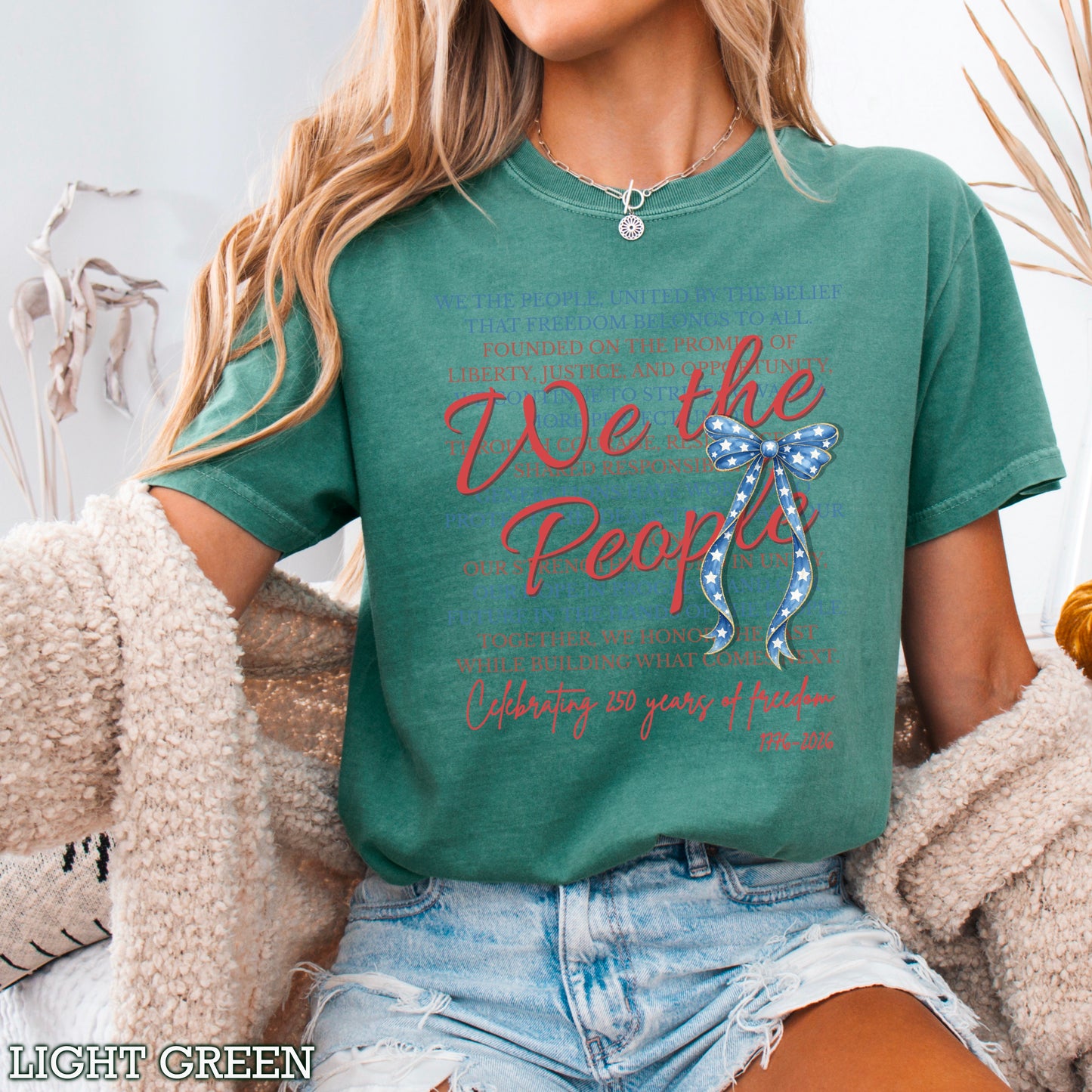 We The People Comfort Color Graphic Tee