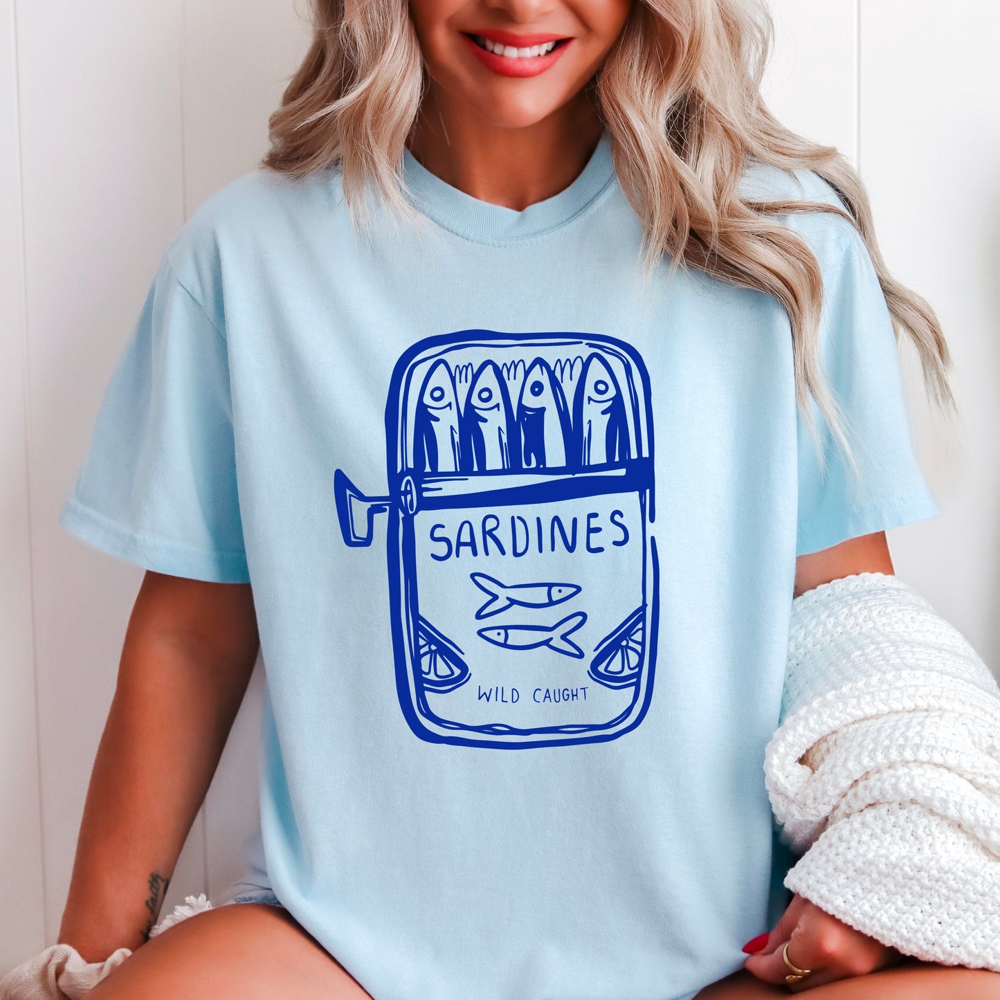 Sardines Screen Print Transfer