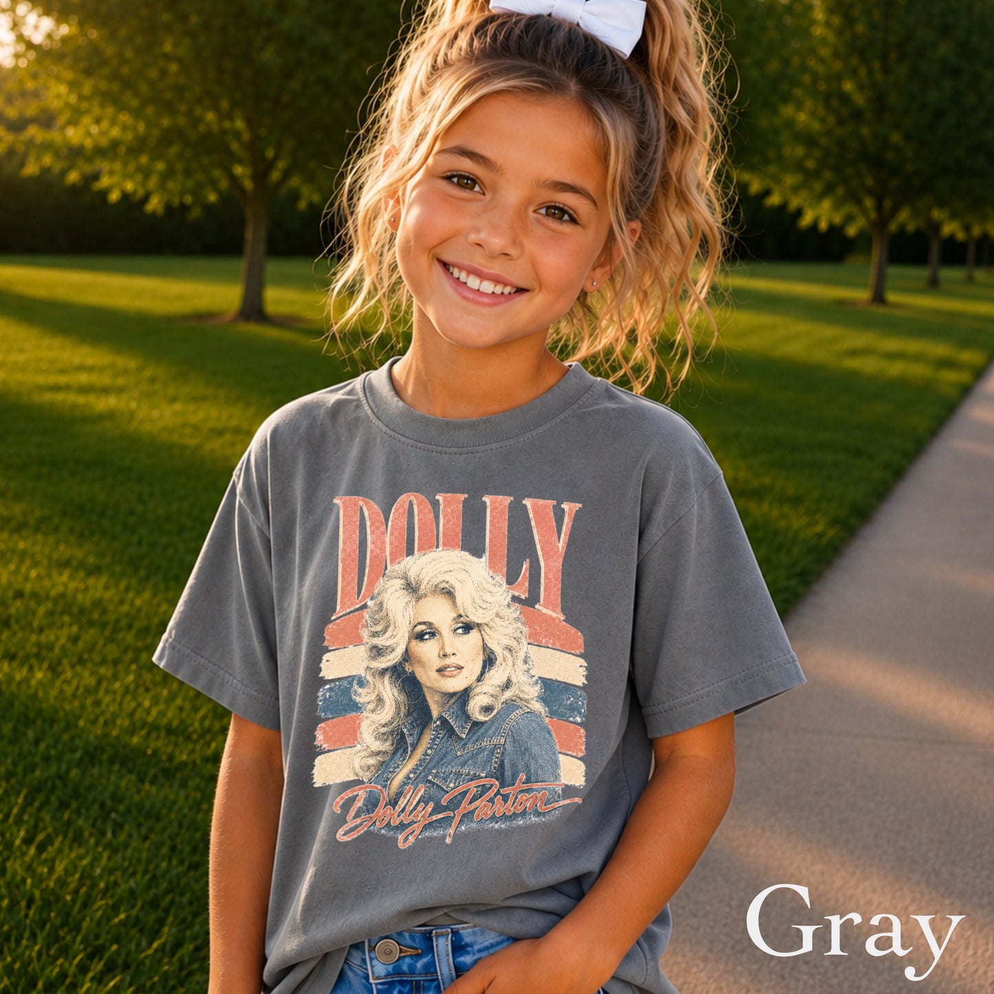 Retro Dolly Youth Comfort Color T-Shirt