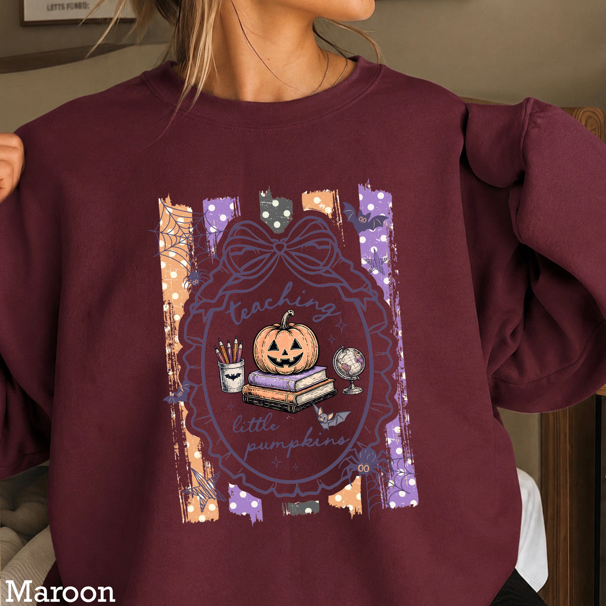 Teaching Little Pumpkins Halloween Sweatshirt
