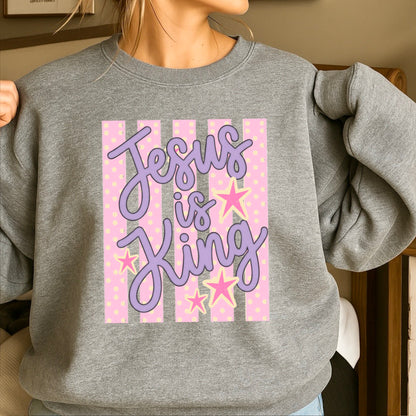 Jesus Is King Crewneck Sweatshirt