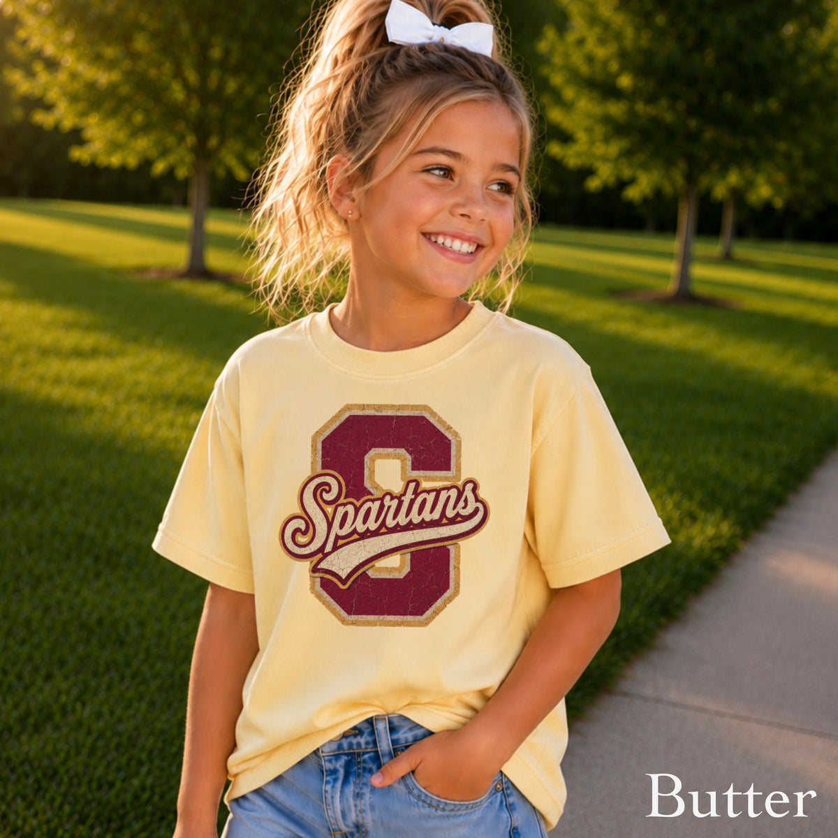 Spartans Youth Comfort Color T-Shirt
