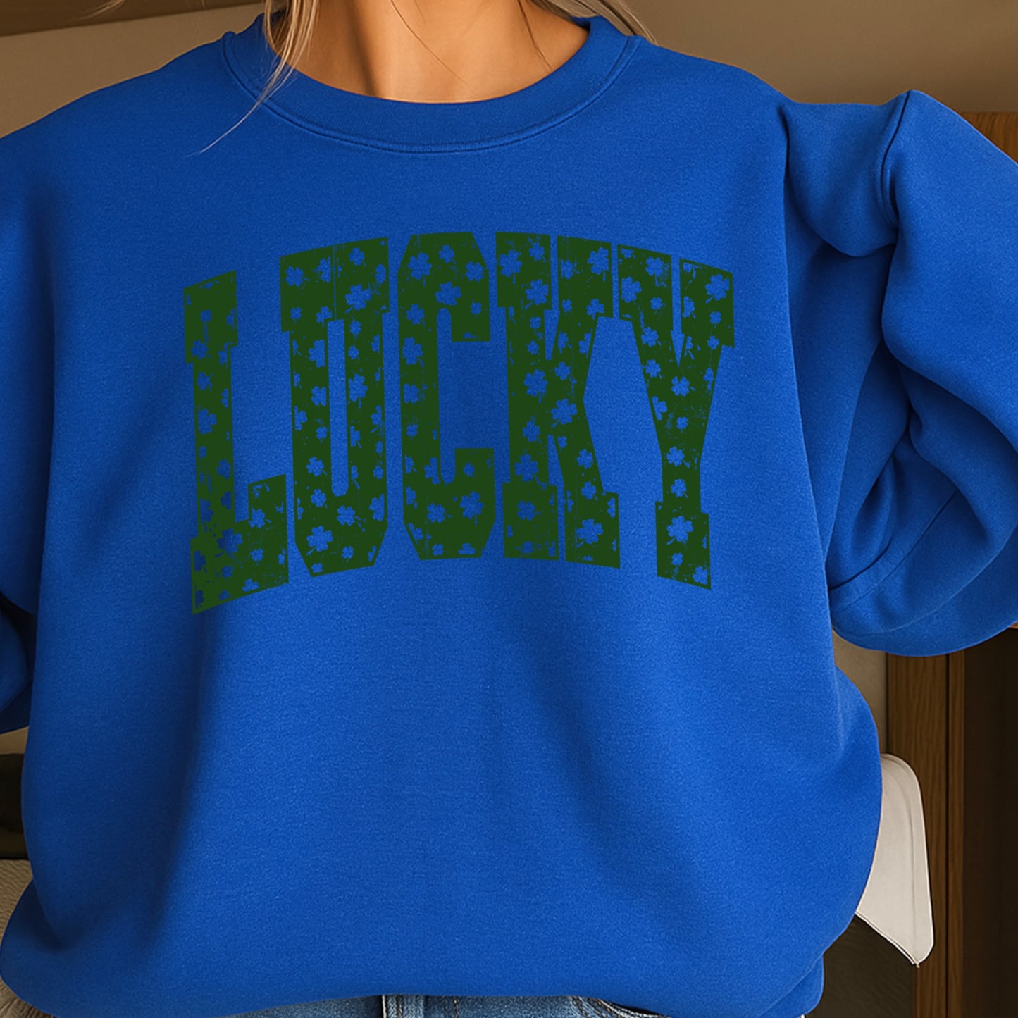 Lucky St. Patrick’s Day Crewneck Sweatshirt