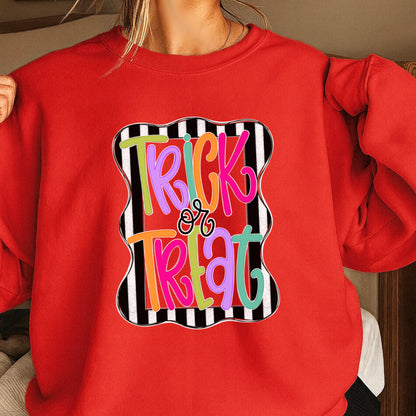 Trick Or Treat Halloween Crewneck Sweatshirt