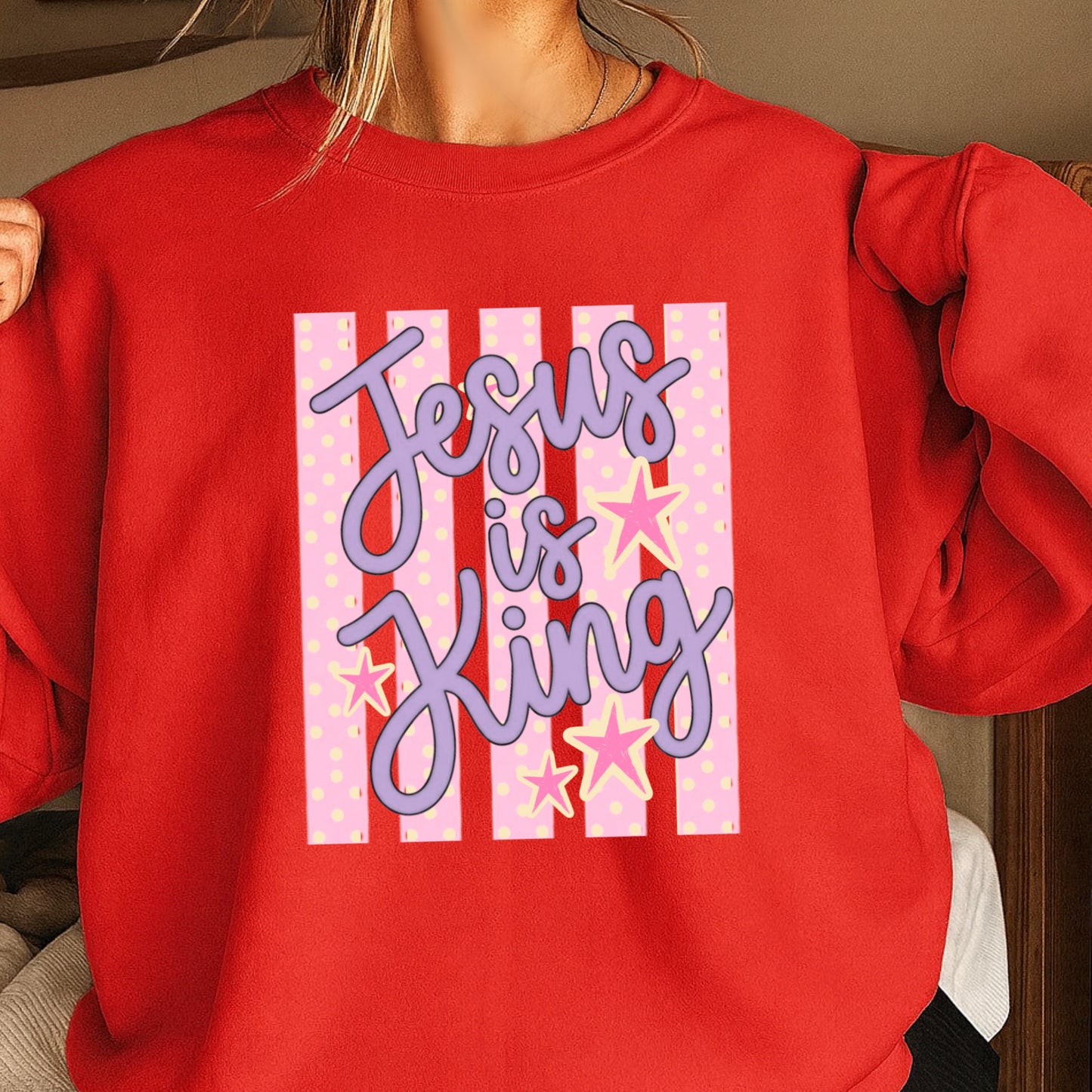 Jesus Is King Crewneck Sweatshirt