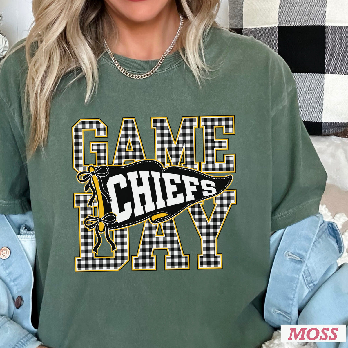 Chiefs Comfort Color Graphic Tee