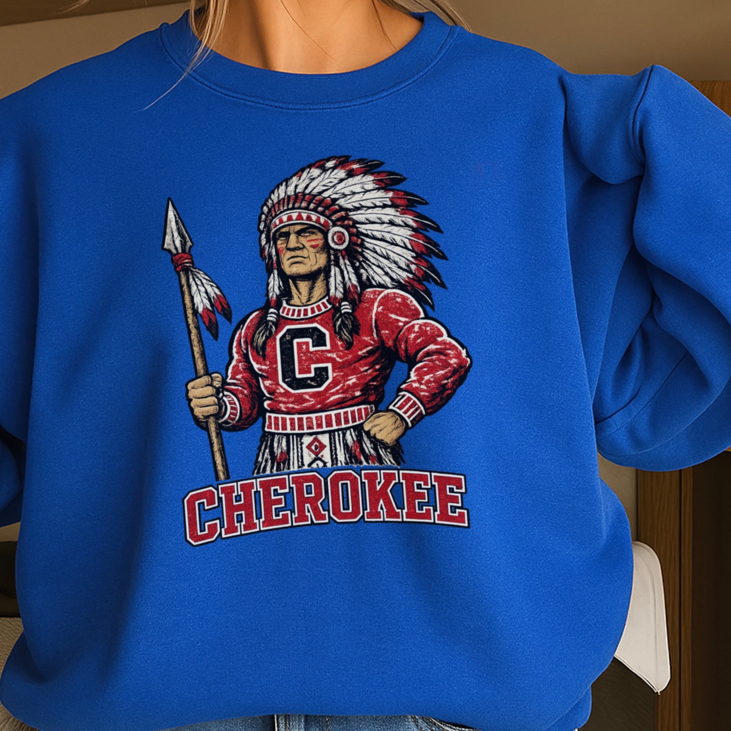 Cherokee Warriors Crewneck Sweatshirt