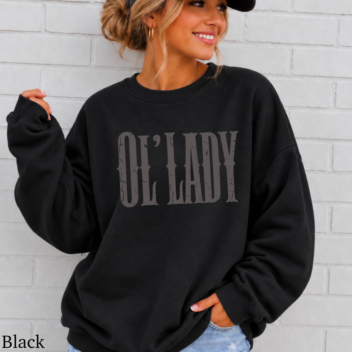 Ol’ Lady Crewneck Sweatshirt