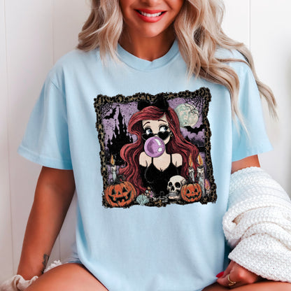 Halloween Princess Halloween Comfort Color Graphic Tee