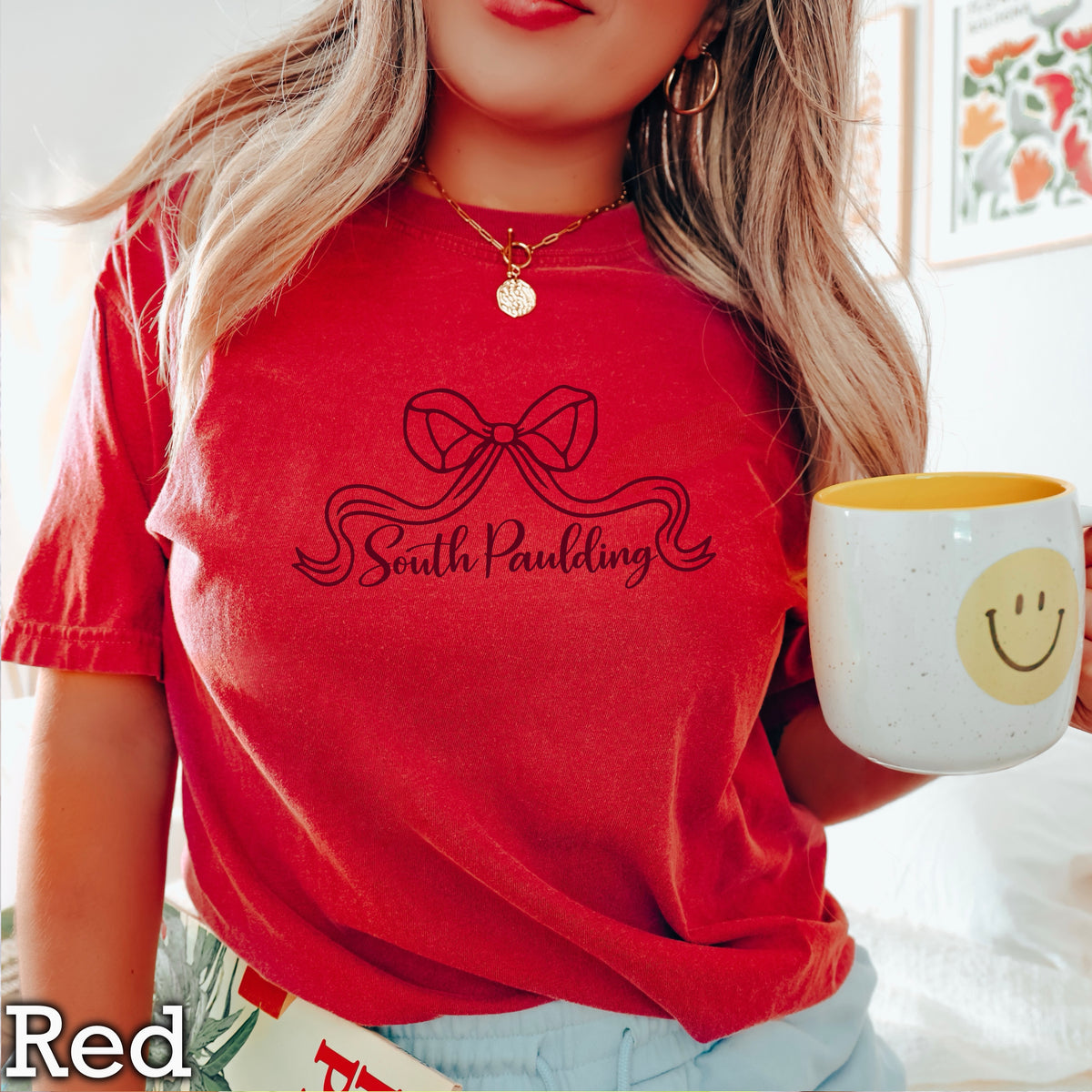 Spartans Coquette Bow Comfort Color Graphic Tee