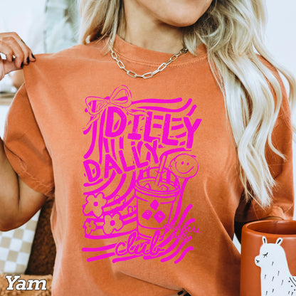 Dilly Dally Club Comfort Color Graphic Tee