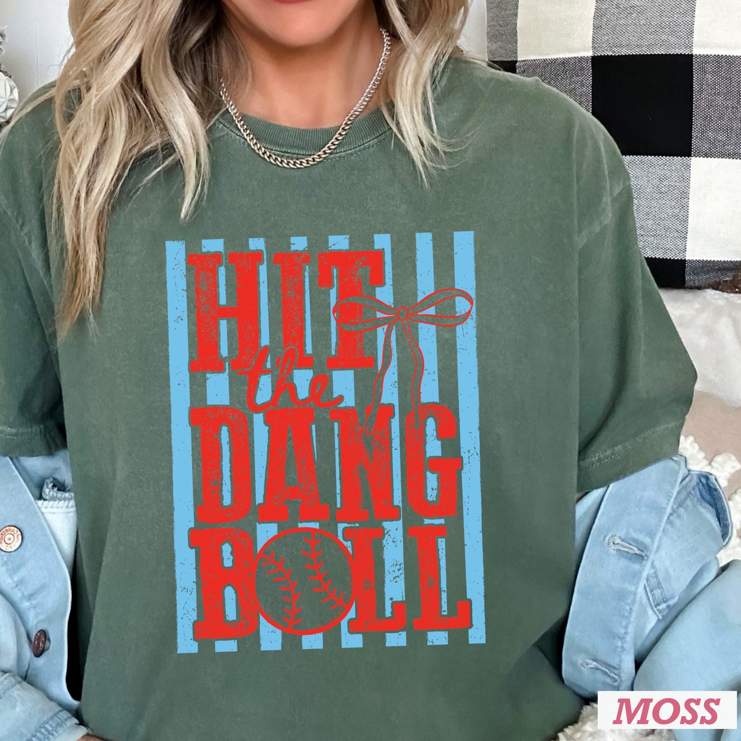 Hit The Dang Ball Comfort Color Graphic Tee