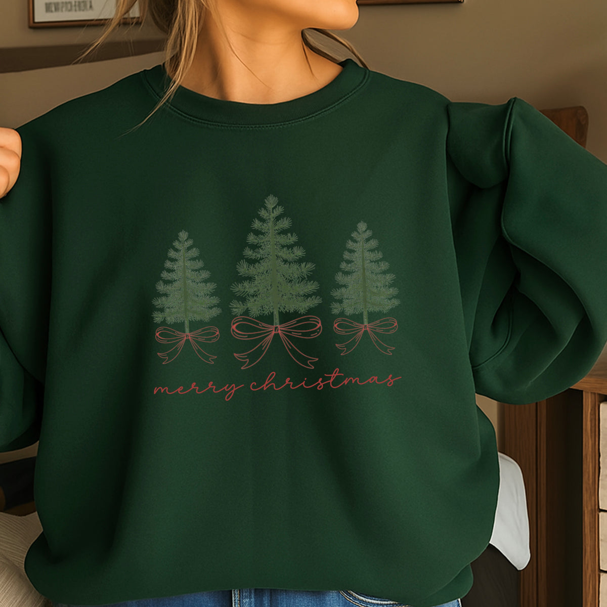 Merry Christmas Crewneck Sweatshirt