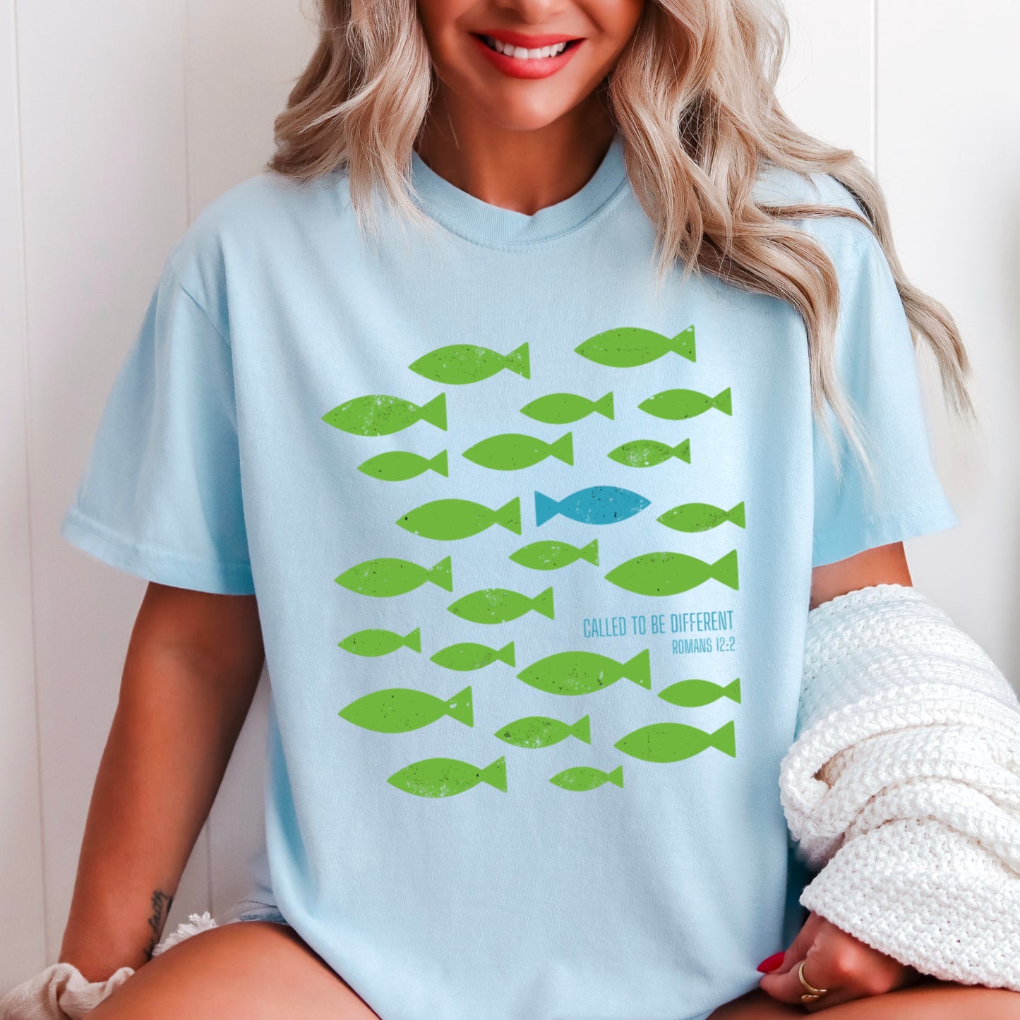 Called To Be Different Christian Comfort Color Graphic Tee
