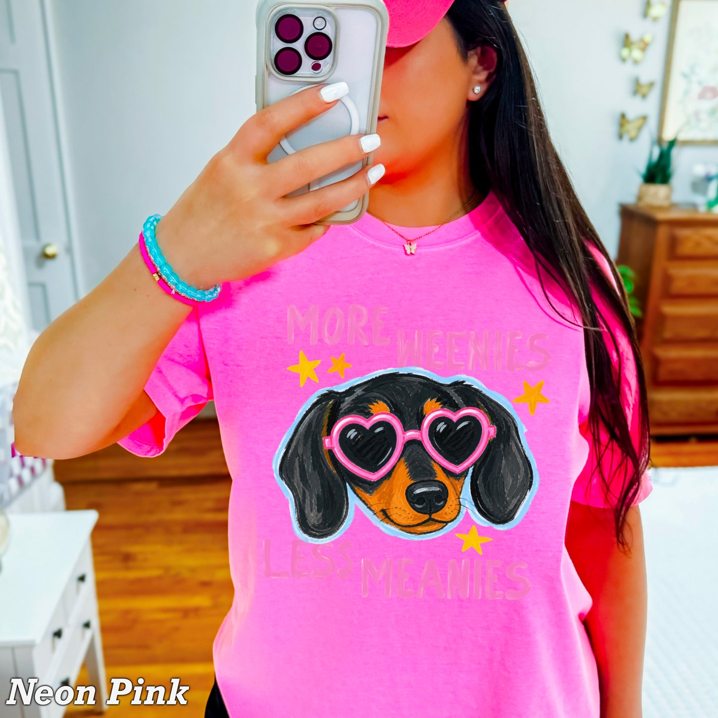 More Weenies Less Meanies Comfort Color Graphic Tee