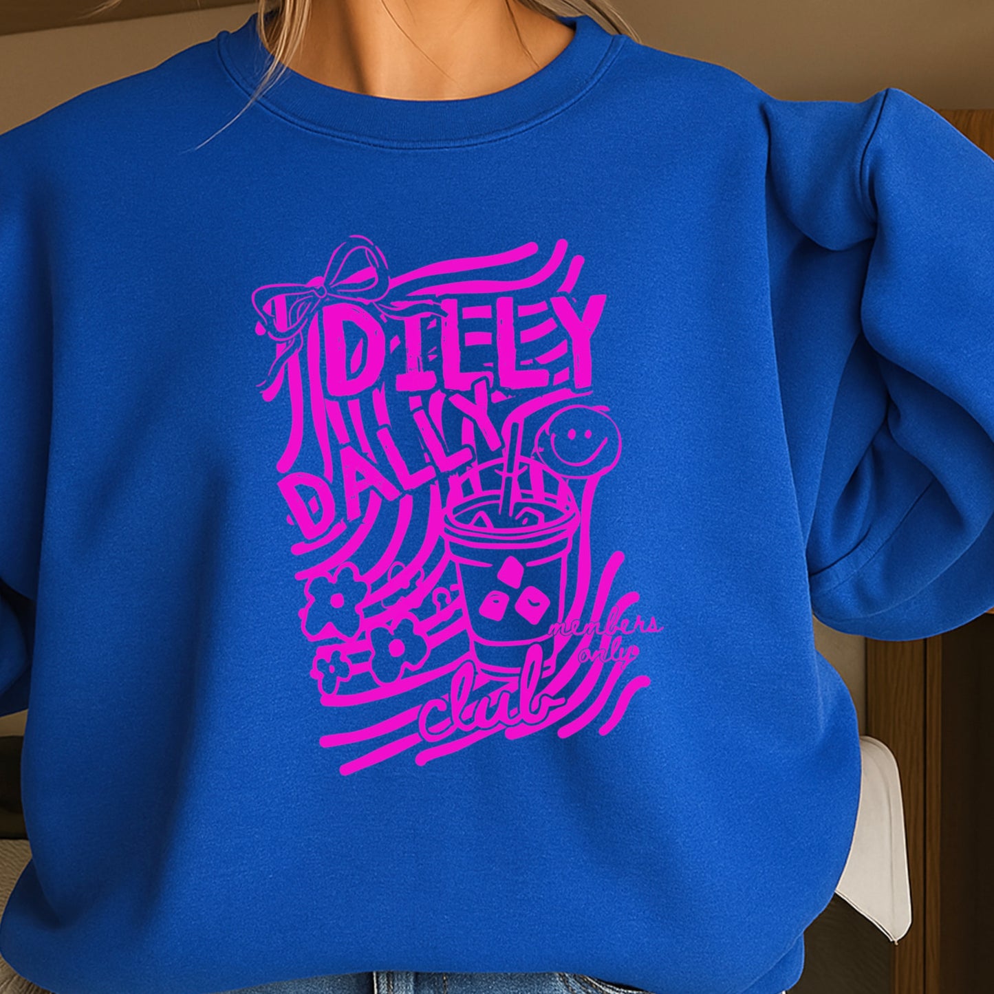 Dilly Dally Club Crewneck Sweatshirt