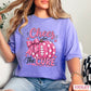 Cheer For The Cure Comfort Color Graphic Tee