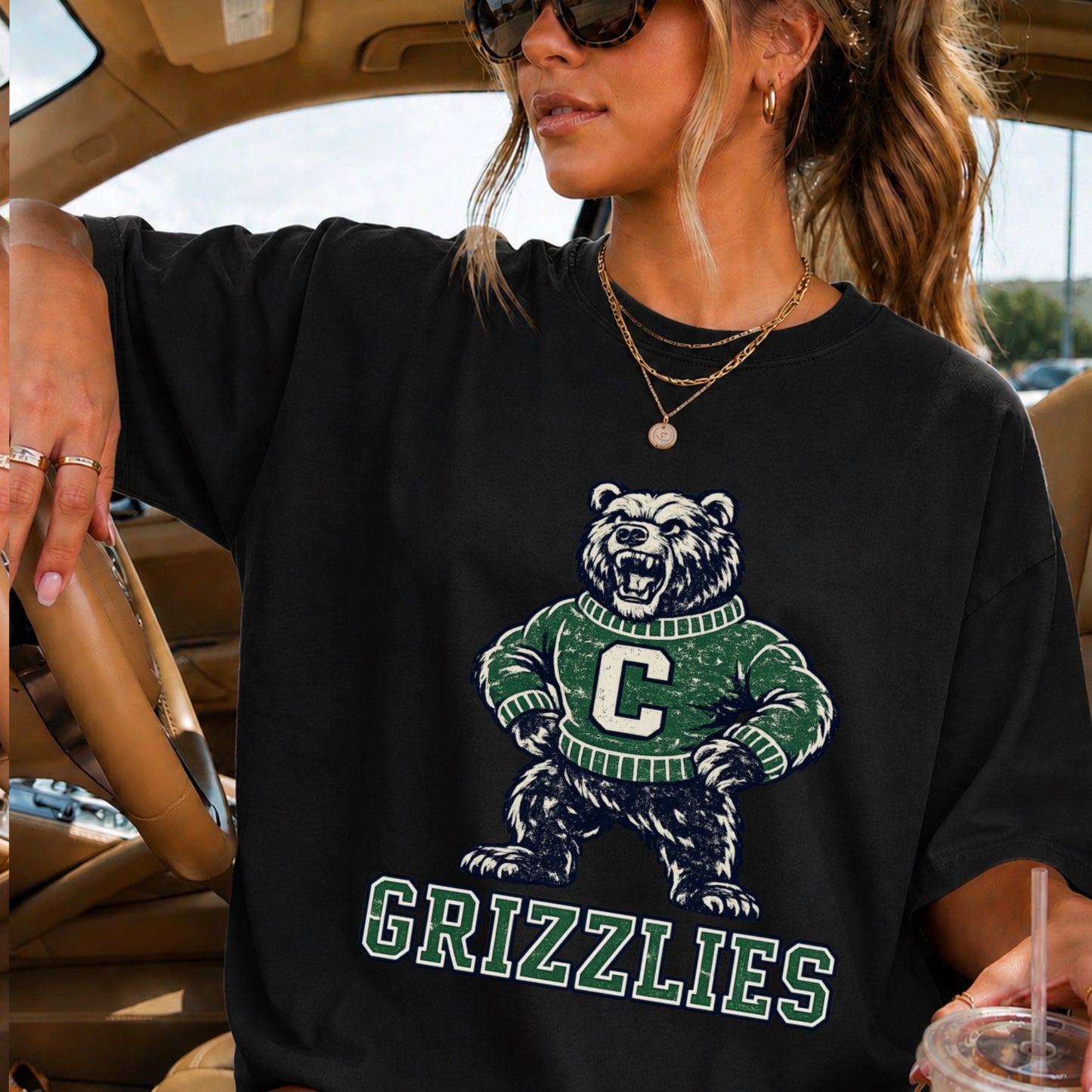 Grizzlies Comfort Color Graphic Tee