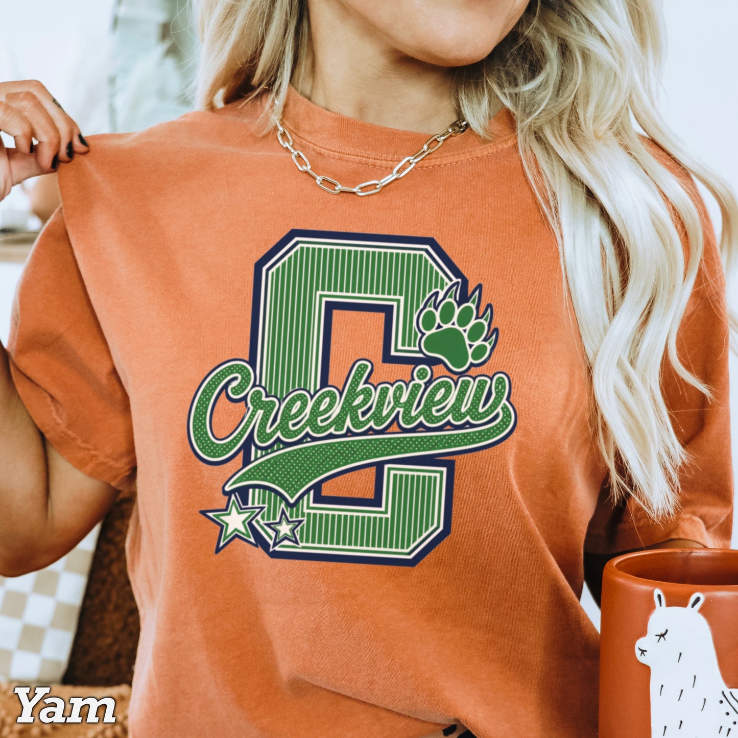 Creekview Grizzlies Comfort Color Graphic Tee