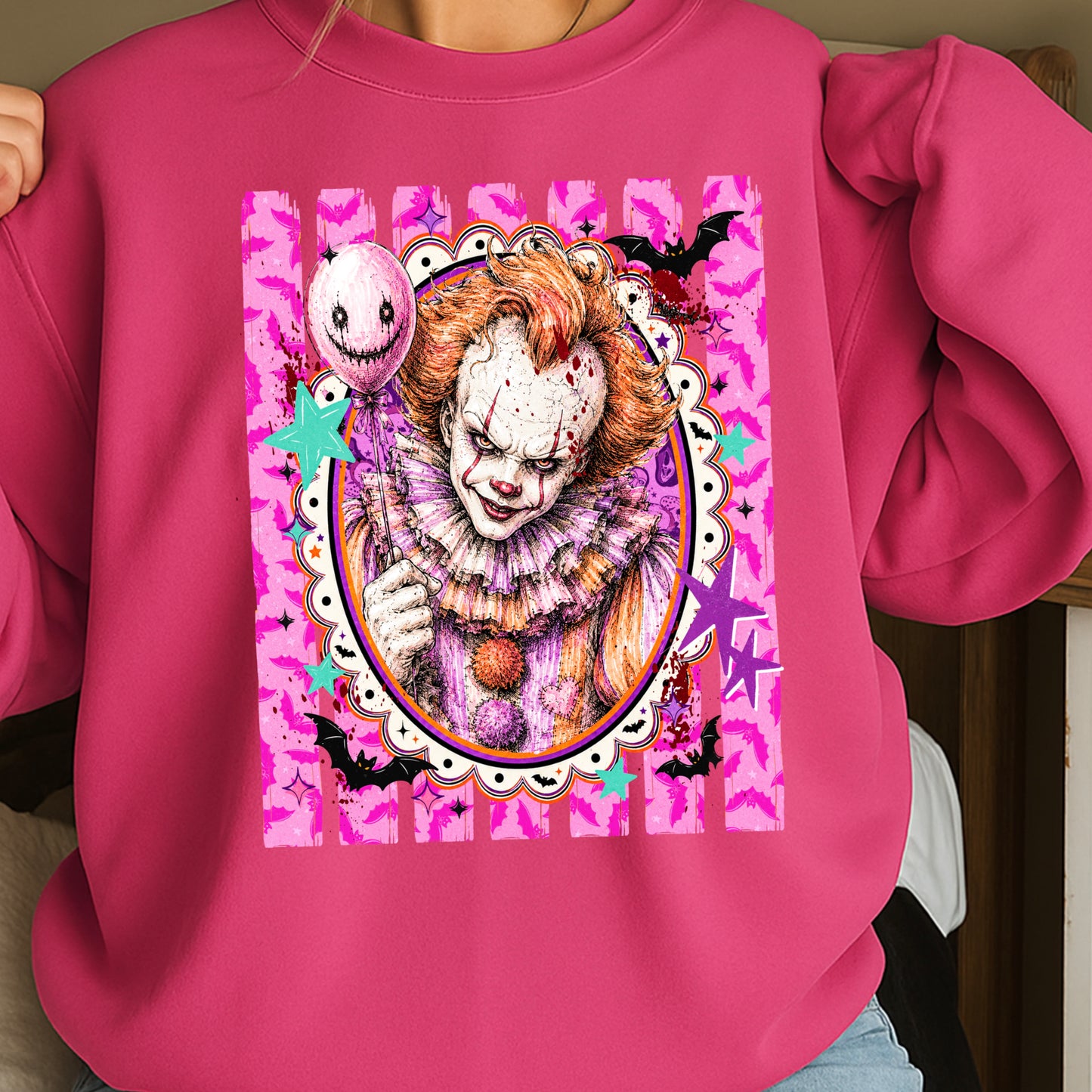 Horror Film Character Crewneck Sweatshirt