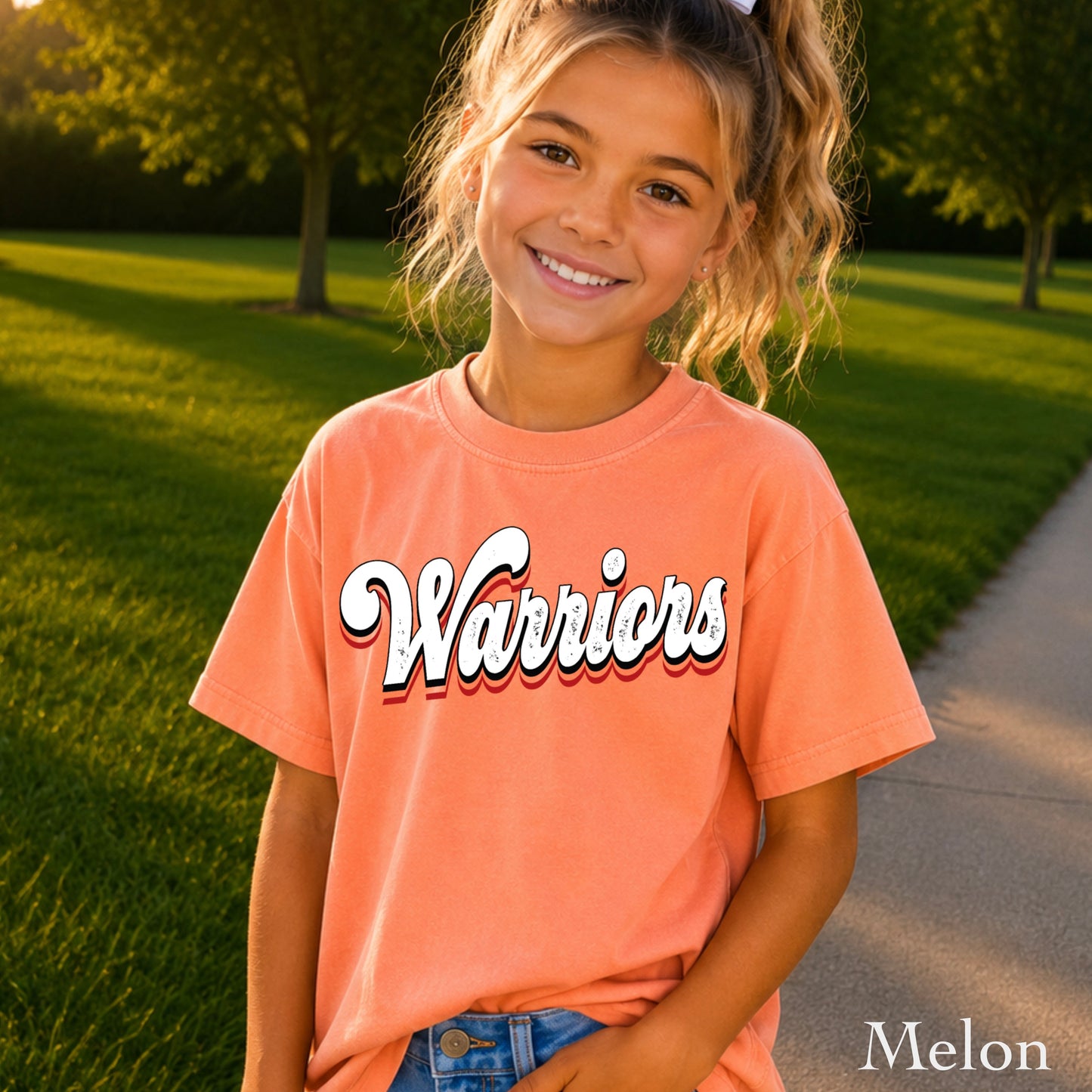 Warriors Youth Comfort Color T-Shirt