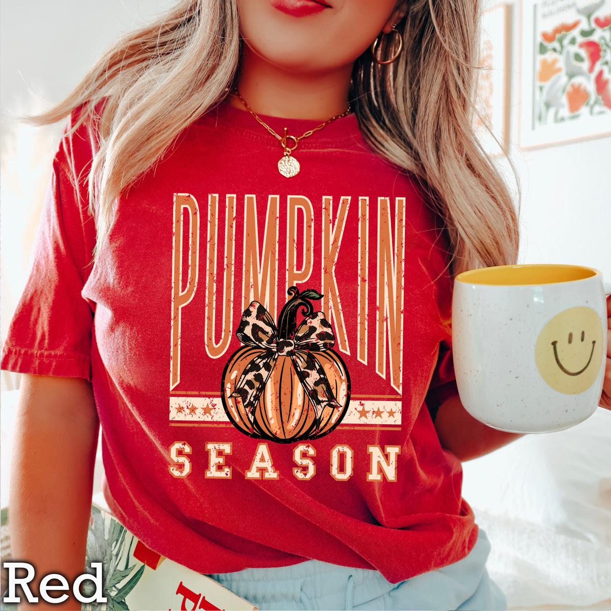 Pumpkin Season Comfort Color Graphic Tee