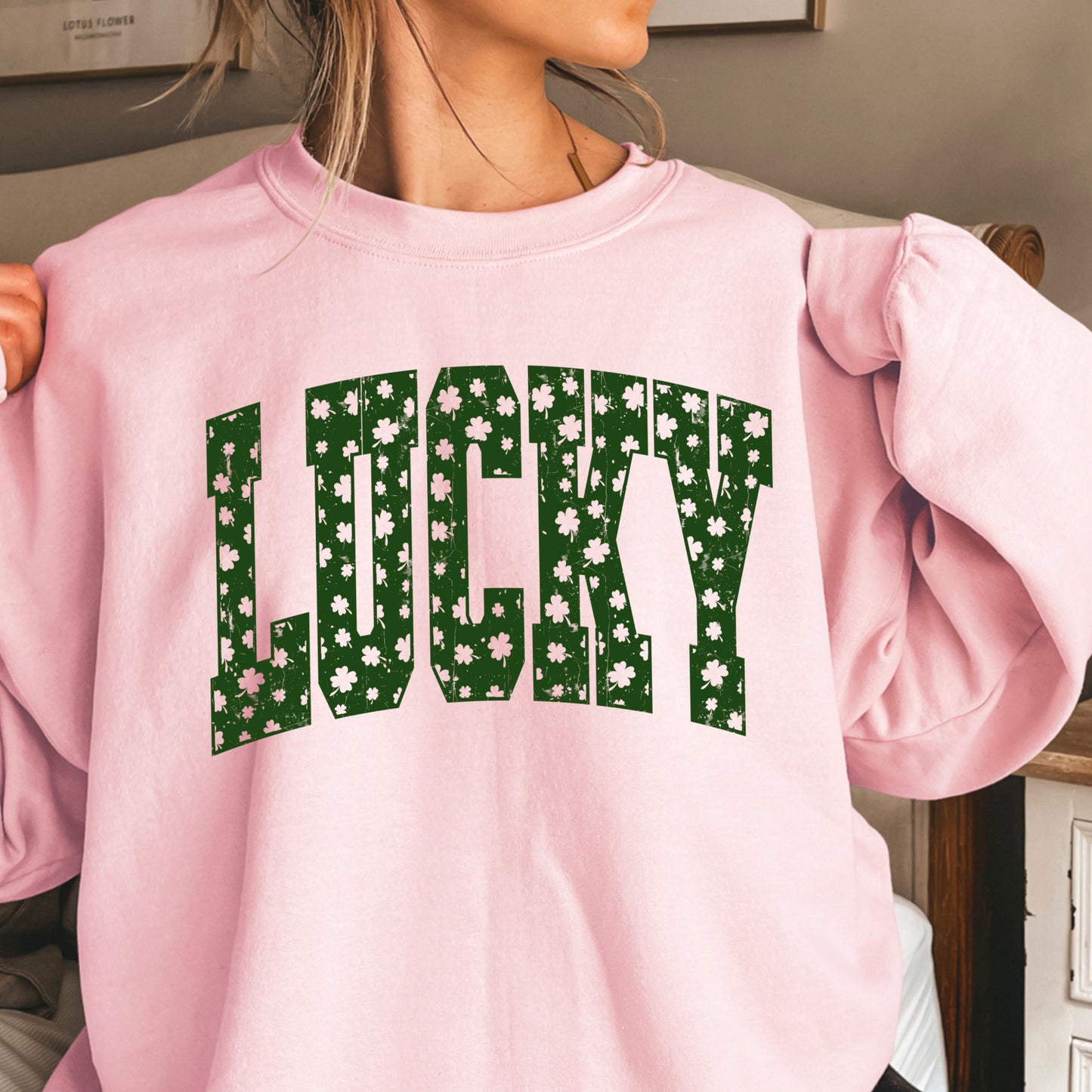 Lucky St. Patrick’s Day Crewneck Sweatshirt