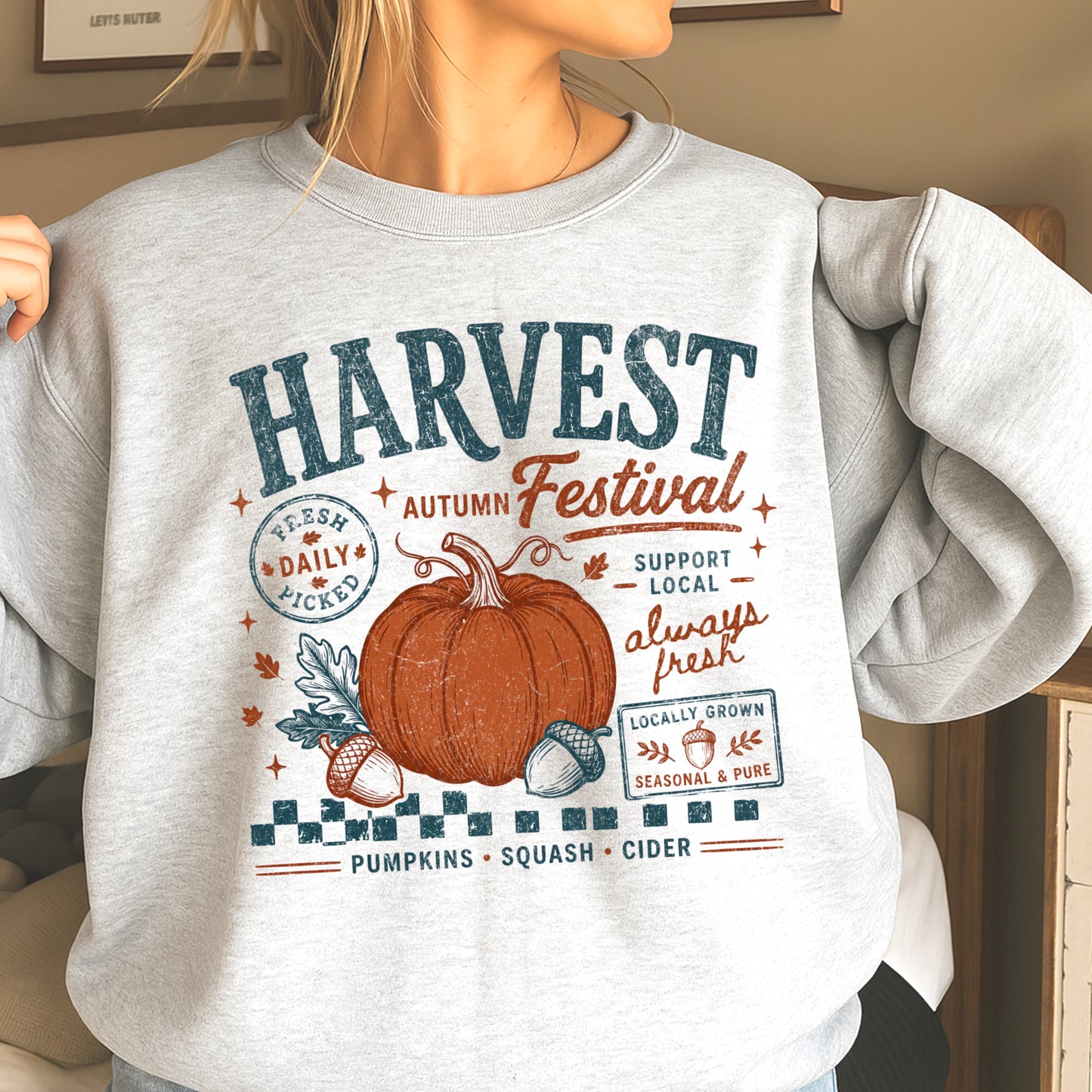 Harvest Festival Fall Crewneck Sweatshirt