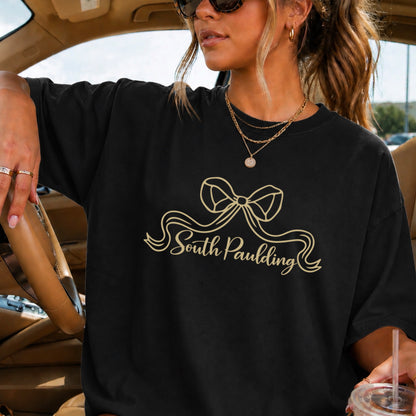 Spartans Coquette Bow Comfort Color Graphic Tee