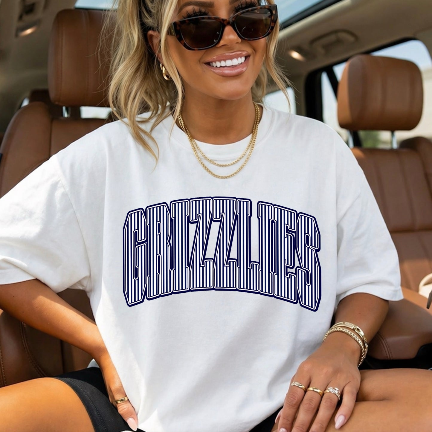 Grizzlies Comfort Color Graphic Tee