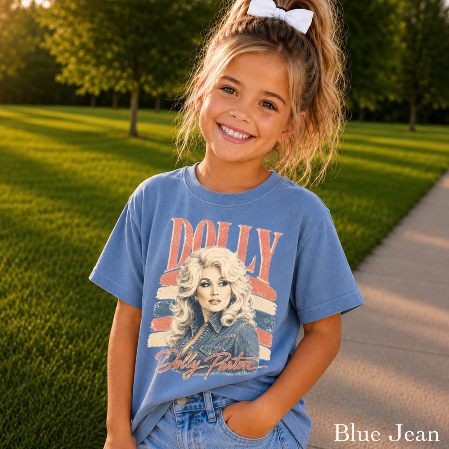 Retro Dolly Youth Comfort Color T-Shirt