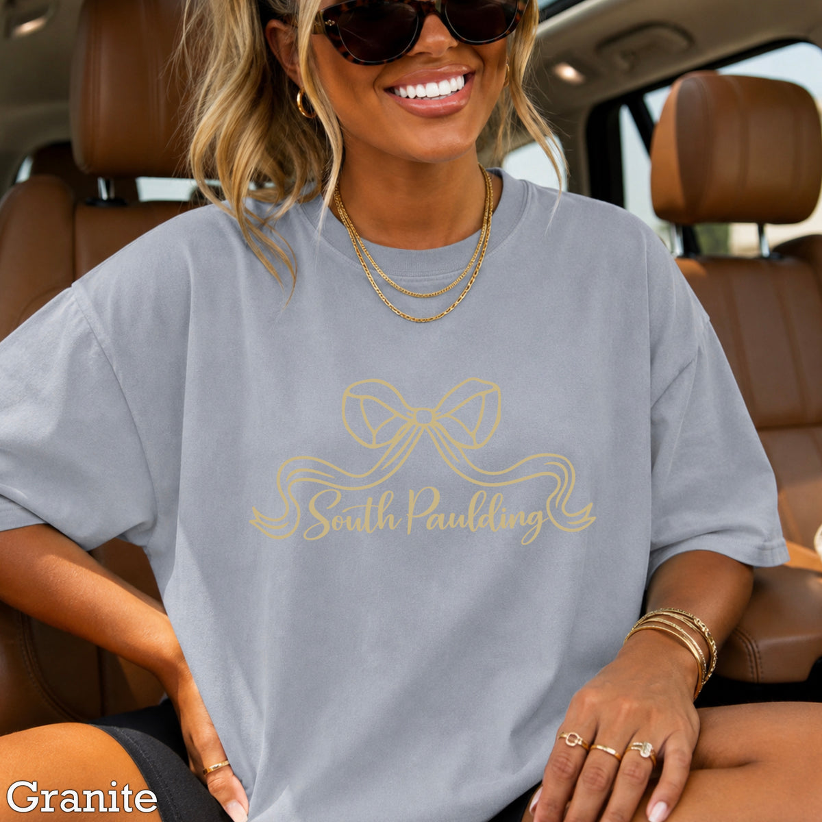 Spartans Coquette Bow Comfort Color Graphic Tee