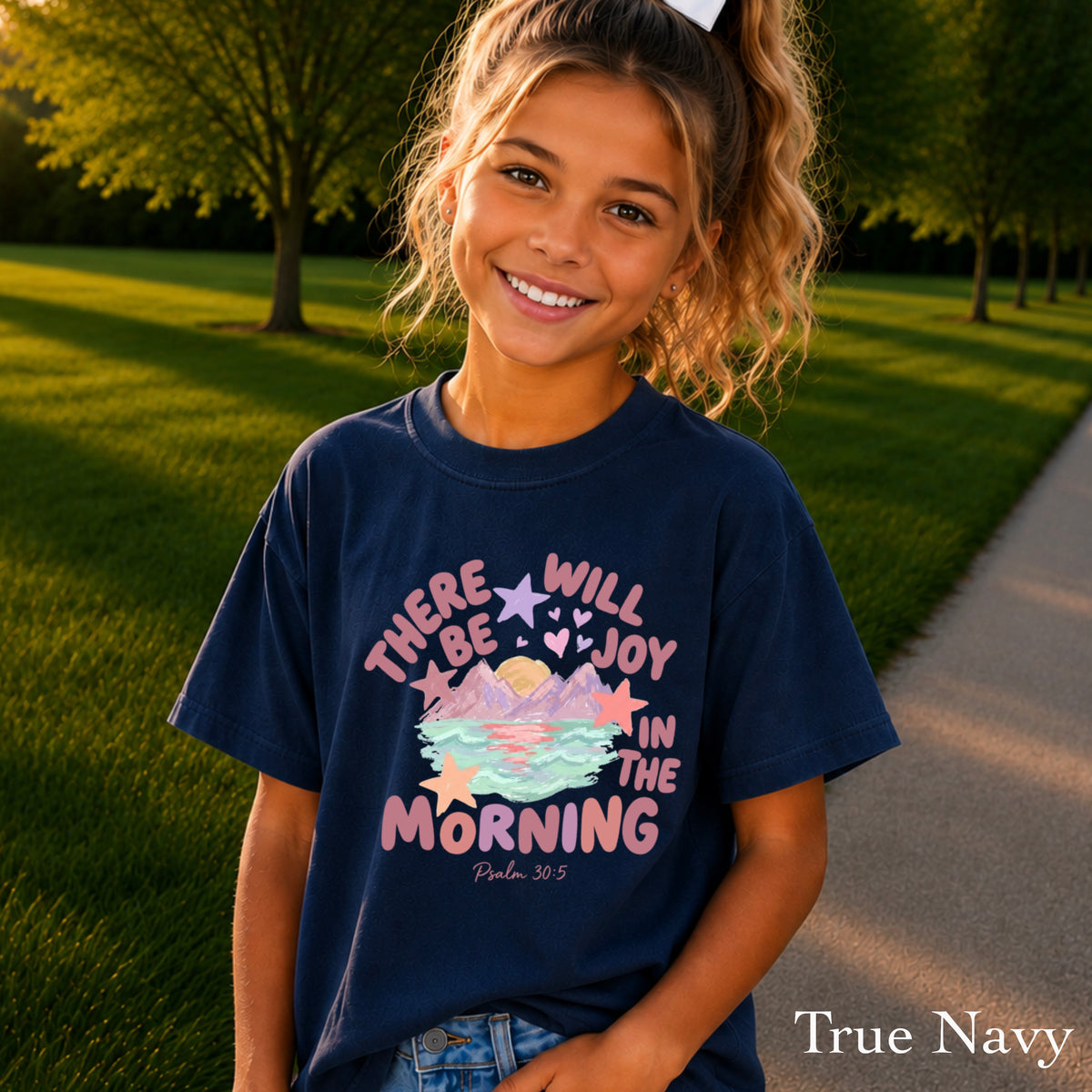 There Will Be Joy In The Morning Youth Comfort Color T-Shirt