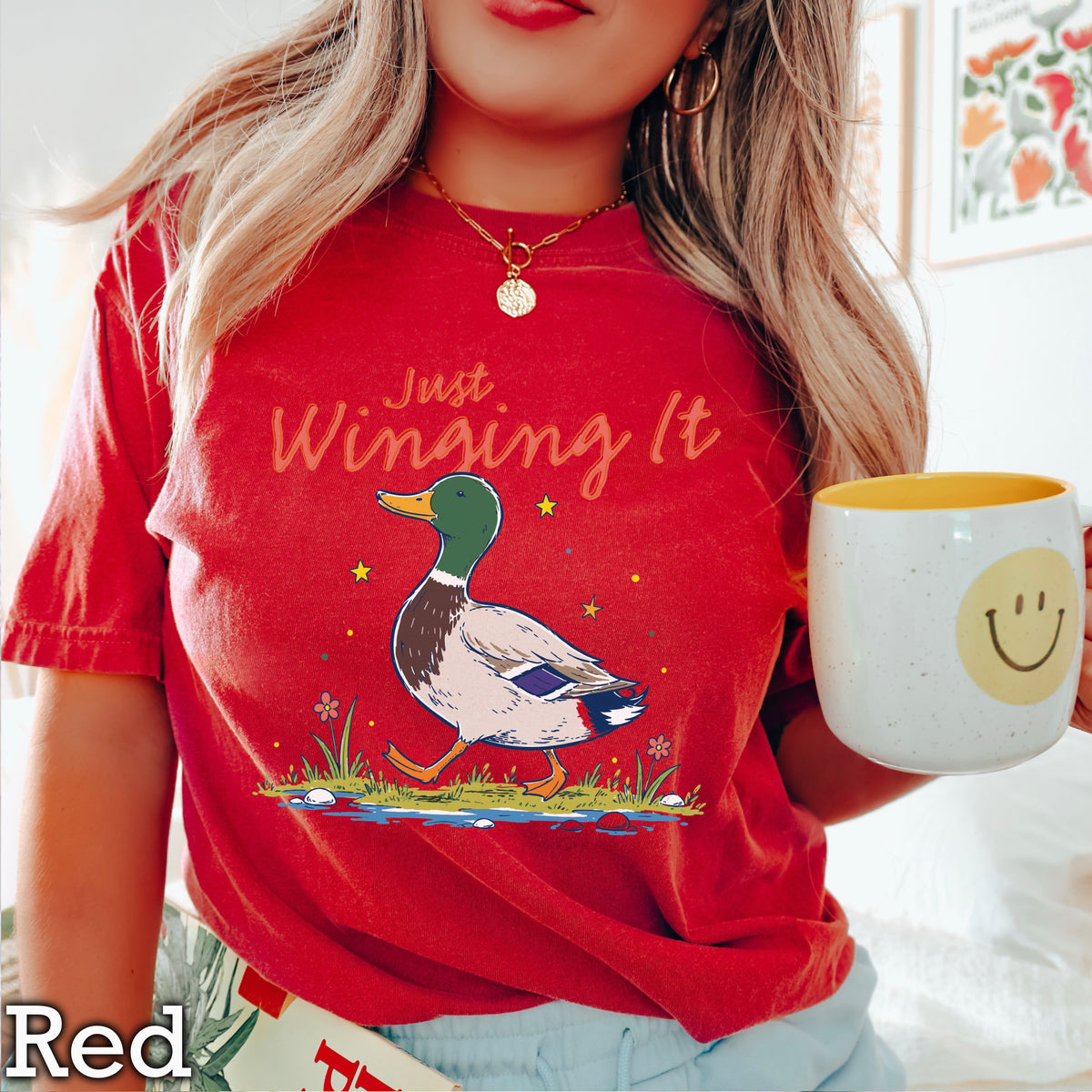 Just Winging It Comfort Color Graphic Tee