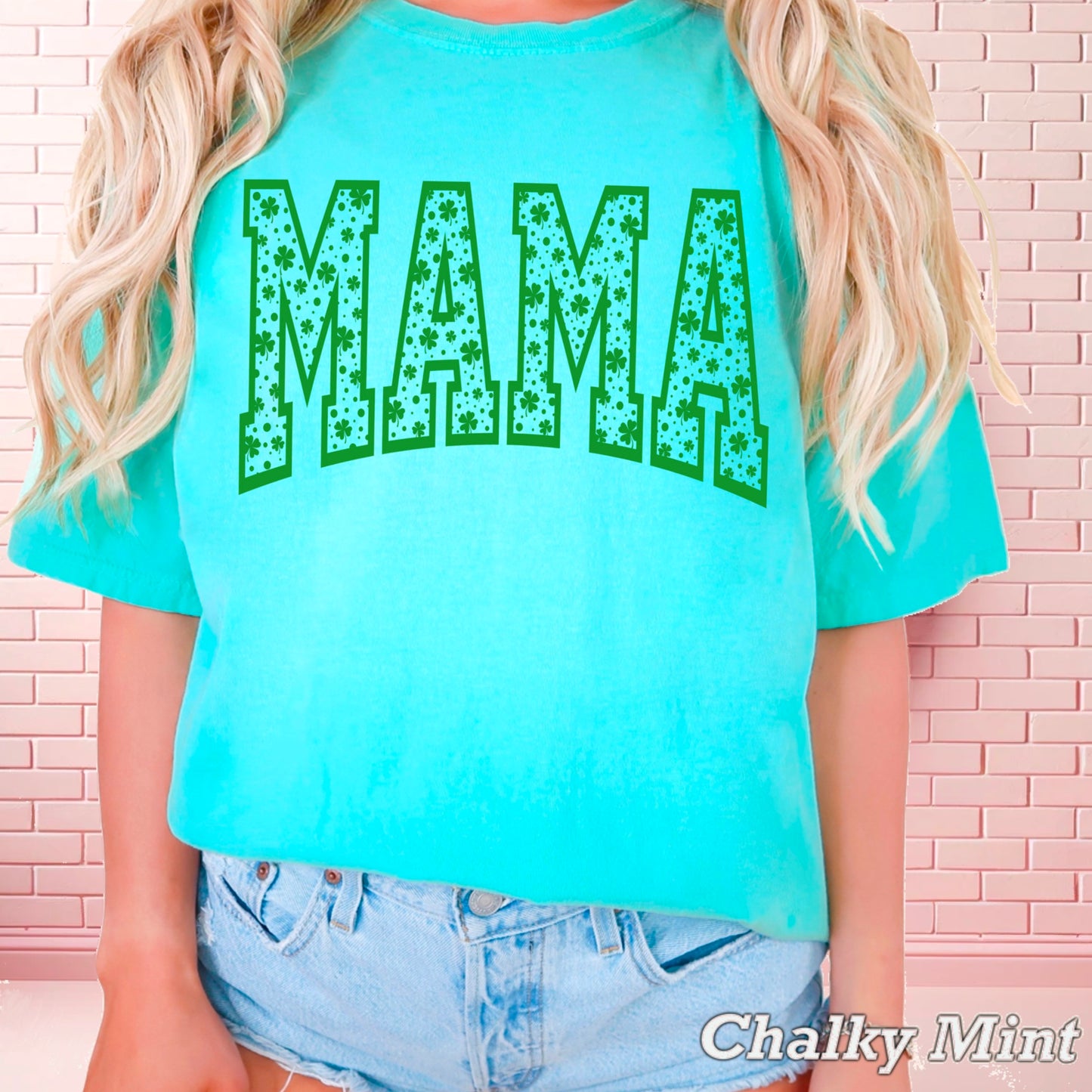 Mama St. Patrick’s Day Comfort Color Graphic Tee