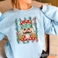Preppy Nutcracker Christmas Crewneck Sweatshirt