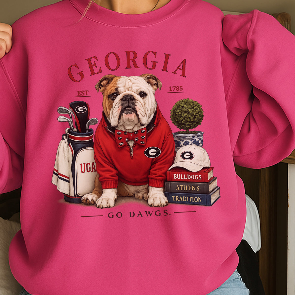 Red & Black Traditions Crewneck Sweatshirt