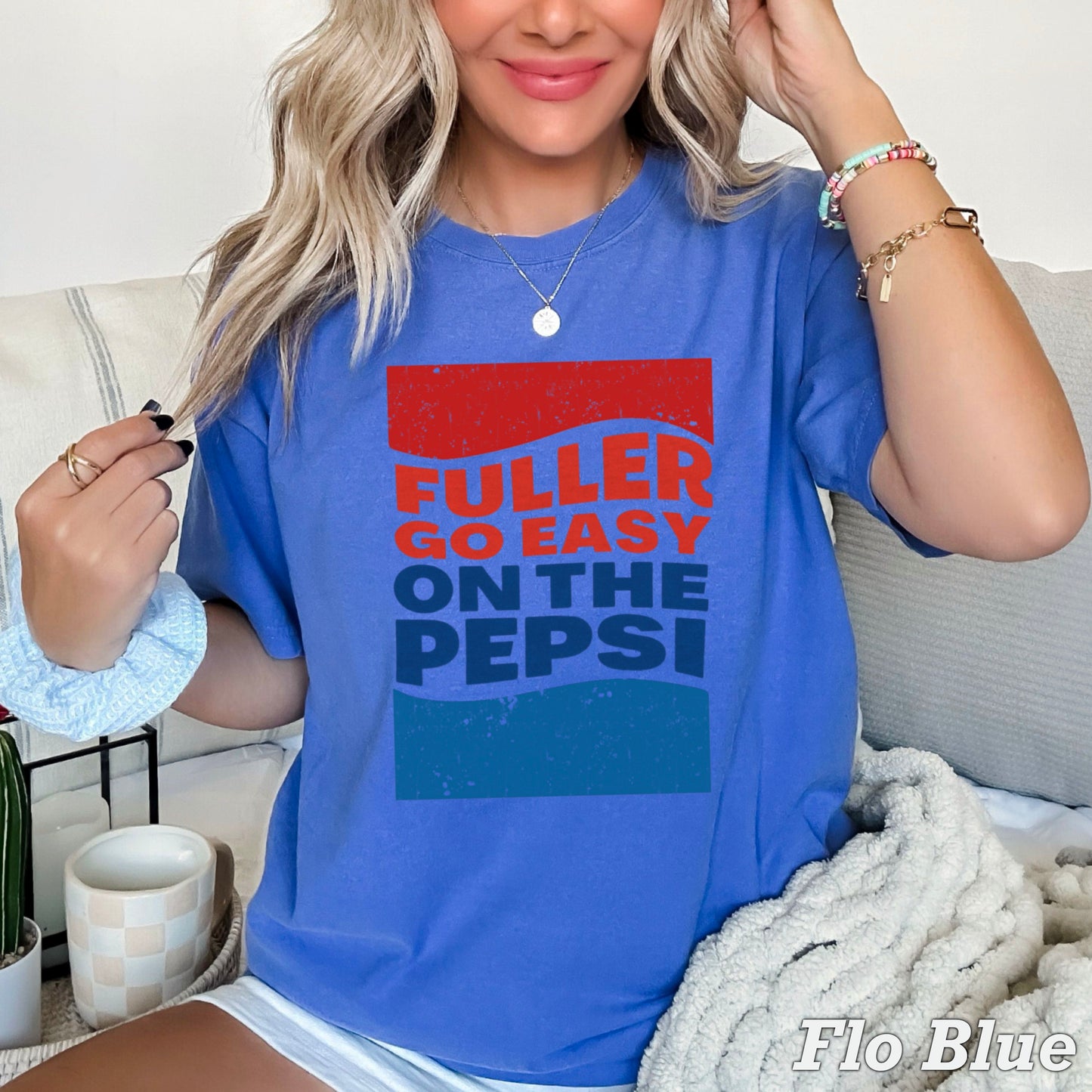 Fuller Go Easy On The Pepsi Comfort Color Graphic Tee