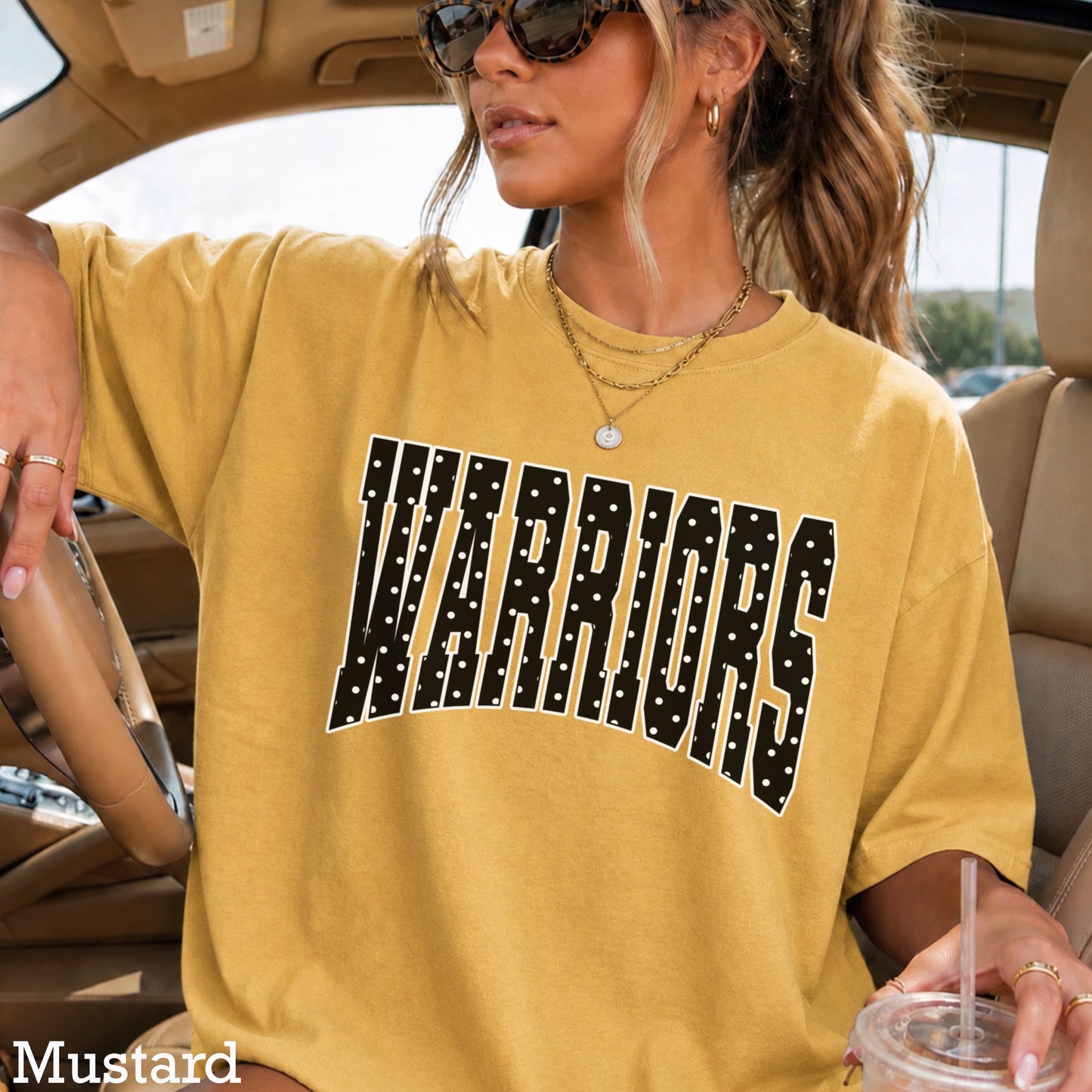 Warriors Comfort Color Graphic Tee