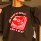 You Make My Heart Skip A Beat Valentine’s Day Crewneck Sweatshirt